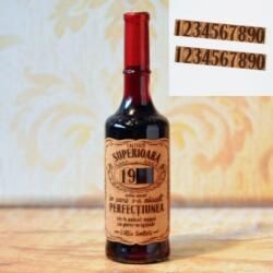 Brunofunnyshop Sticla de vin PERFECTIUNEA