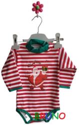 Brunofunnyshop Body bebe Craciun MOS CRACIUN 80 cm Costum bal mascat copii