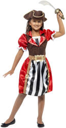 Brunofunnyshop Costum carnaval copii capitan pirat fete 4-6 ani Costum bal mascat copii