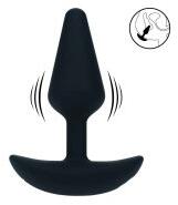 Shots Toys Plug Anal Vibrator Clasic din Silicon - S - Negru