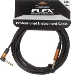 Tanglewood Flex Cable Rubber Black 6 m Angled