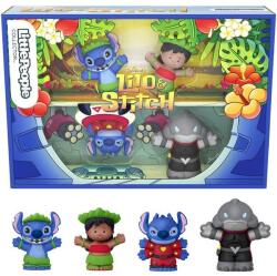 Mattel Set 4 figurine Fisher Price Little People Collector - Disney Lilo & Stitch Figurina