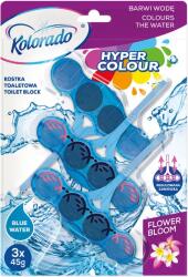 Kolorado Hyper Colour TRIO kosaras toalett block 3x45g Blue Water - Fl