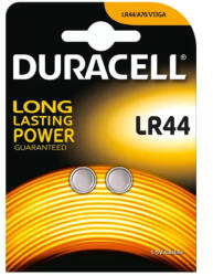 Duracell alkáli gombelem LR44 1, 5V 2 darabos (LR 44 B2)