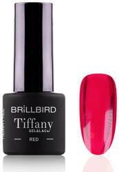 BrillBird TPO FREE TIFFANY ÜVEGHATÁSÚ GÉL LAKK - piros (red) - 4ml