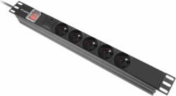 Lanberg 5 Plug 2 m (PDU-05E-0200-BK)