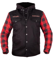  Motoros dzseki W-TEC Black Heart Radikaal piros-fekete L