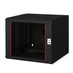 Roline 26.21. 0181 állvány 9U Falra szerelhető állvány Fekete (26.21.0181)