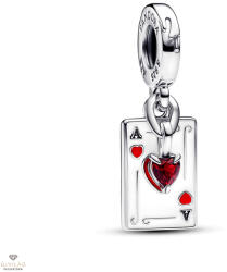 Pandora Disney Alice Csodaországban Gonosz királynő szívek Piros Ász függő charm - 793420C01