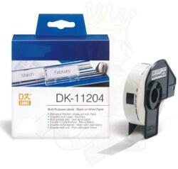  Utángyártott BROTHER DK11204 etikett (DK11204)