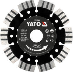 TOYA YT-59900 Gyémánt vágókorong vasbetonhoz szegmentált 125 mm (YT-59900)