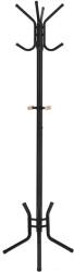Songmics Fém fogas12 akasztóval magasság 178 cm fekete (RCR17B)