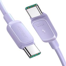 JOYROOM USB C - USB C kábel 100W 1.2m Joyroom S-CC100A14 - Lila (HRT-147407)
