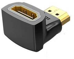 Vention derékszögű HDMI apa-anya adapter (AIOB0) (AIOB0) (AIOB0)