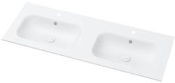 MARMY ASPEN mosdó 140 X 51cm dupla medencés mosdó, túlfolyóval, leeresztő nélkül, fehér 807207144210 (807207144210)