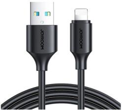 JOYROOM s-a09 adatkábel, usb - lightning, 12w, 100cm, fekete (S-A9)