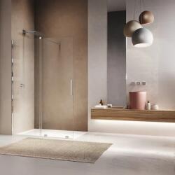 RONAL Perete de dus, tip Walk-In, cu usa culisanta si parte fixa, crom lucios, Ronal Amalia D35S2 D35S21705007 (D35S21705007)