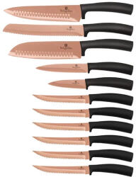 Berlinger Haus Metallic Rosegold Line 11 db-os rozsdamentes acél késkészlet titán bevonattal (BH-2610)