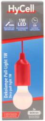 Duronic HyCell 1600-0176 Pull-Light PL LED Kemping lámpa 25 lm Elemekről üzemeltetett 50 g Piros (1600-0176) (1600-0176)