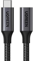 UGREEN USB 3.2 hosszabbítókábel US372 USB-C csatlakozódugótól USB-C aljzatig Gen 2 1 m fekete (45191)