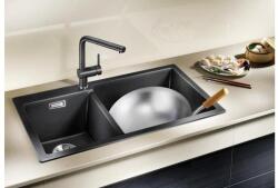 BLANCO Pleon 9 Silgranit mosogatótálca (tart. nélkül InFino), jobb oldali főmedencével