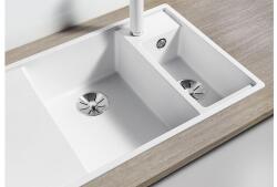 BLANCO Axia III 6 S fehér színű silgránit mosogatótálca, üveg vágólappal, de még 4 színben rendelhető