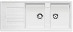 BLANCO ZIA 8S silgránit mosogatótálca, dugókiemelő nékül (FEHÉR)