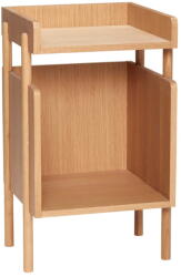 Hübsch Natúr színű éjjeliszekrény tölgyfa dekorral Archive - Hübsch