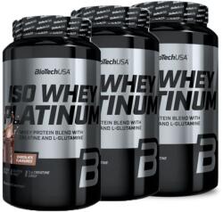 BioTechUSA - ISO WHEY PLATINUM - TEJSAVÓFEHÉRJE IZOLÁTUM - 3 X 908 G