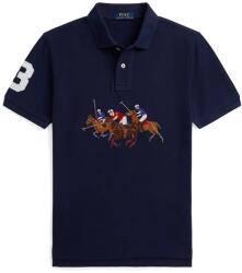 Ralph Lauren gyerek pamut póló - sötétkék 150-161 - answear - 44 990 Ft