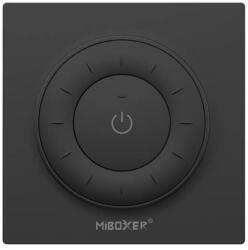 MiBOXER / Mi-Light Vezeték nélküli , elemes , fali , tekerős , fali konzollal , dimmer , tavirányító , mágneses , 2.4GHz , rádiófrekvenciás , CCT , fekete , Miboxer (Mi-Light) , K3-B (K3-B)