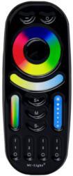 MiBOXER / Mi-Light RGB-CCT , színes és fehér távirányító , állítható fehér színárnyalat , dimmer , 4 csoport (zóna) , group control , fekete , Miboxer (Mi-Light) , FUT092-B (FUT092-B)