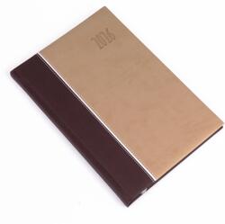 Realsystem Határidőnapló 2026 heti B/5 REAL Kensington barna (5611-76)