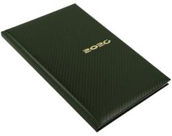 Realsystem Határidőnapló 2026 heti B/5 REAL Carbon zöld (5611-88)