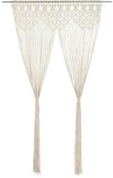 vidaXL makramé pamutfüggöny 140 x 240 cm (323977)