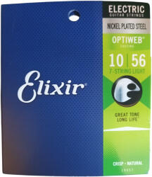 Elixir Optiweb Electric Light 10-56 7 String - Set Corzi Chitara Electrica (3313219057)
