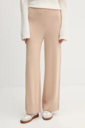 United Colors of Benetton gyapjú nadrág - bézs XL - answear - 20 990 Ft