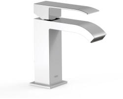 TRES CUADRO-TRES mosdócsaptelep fehér-króm, cascade kifolyóval, click-clack leeresztővel 00610101BLD (00610101BLD)