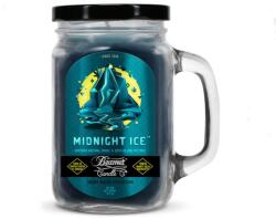 Beamer Candle Smoke Killer illatgyertya üvegedényben, füllel és fém kupakkal - Midnight Ice - nagy (BC-7377)