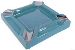 Caseti Nagy méretű Casetti szivarhamutál 4 szivar részére - zöld (A-424325)