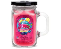 Beamer Candle Smoke Killer illatgyertya üvegedényben, füllel és fém kupakkal - Raspberry Lemonade - nagy (BC-7392)