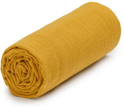 T-tomi prémium minőségű BIO muszlin textil fürdőlepedő, Mustár