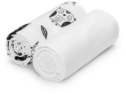 T-tomi prémium textil fürdőlepedő 90x100cm, 2db, Bagoly
