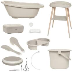 bébé-jou Sense Plus 8 részes digitális fürdétö szett, Taupe