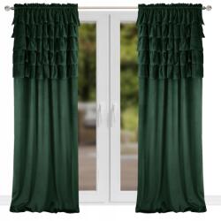 JadorDecor Szalagfüggöny Velúr 140X250 Fodros Függöny Velvet Különböző Színek (ZASŁONA FALBANY WELUROWE NA ŻABKI VELVET)