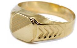 Ékszershop Vésett sárga arany pecsétgyűrű (1328937)