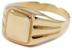 Ékszershop Szögletes sárga arany pecsétgyűrű (1330846)