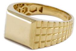 Ékszershop Arany pecsétgyűrű rácsos mintával (1328941)