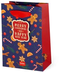 Legami ajándéktasak (XL 31x43x11, 5 cm), mézeskalácsos karácsonyi (GB0685)
