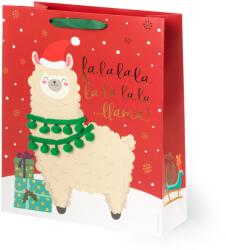 Legami ajándéktasak (L 26, 5x32, 5x11, 5 cm), piros, lámásl karácsonyi (GB0639)